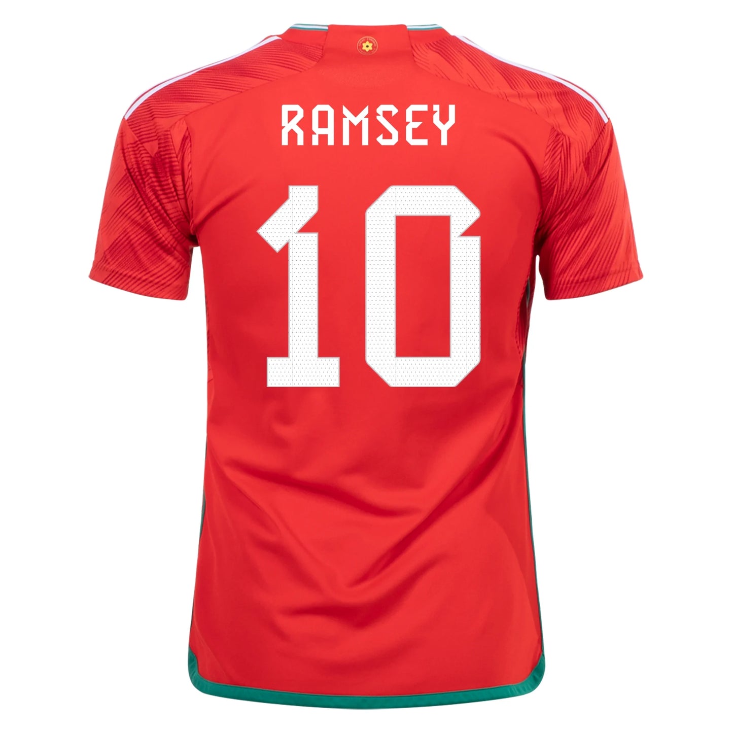 Ramsey #10 Wales Home Soccer Jersey 2022/23