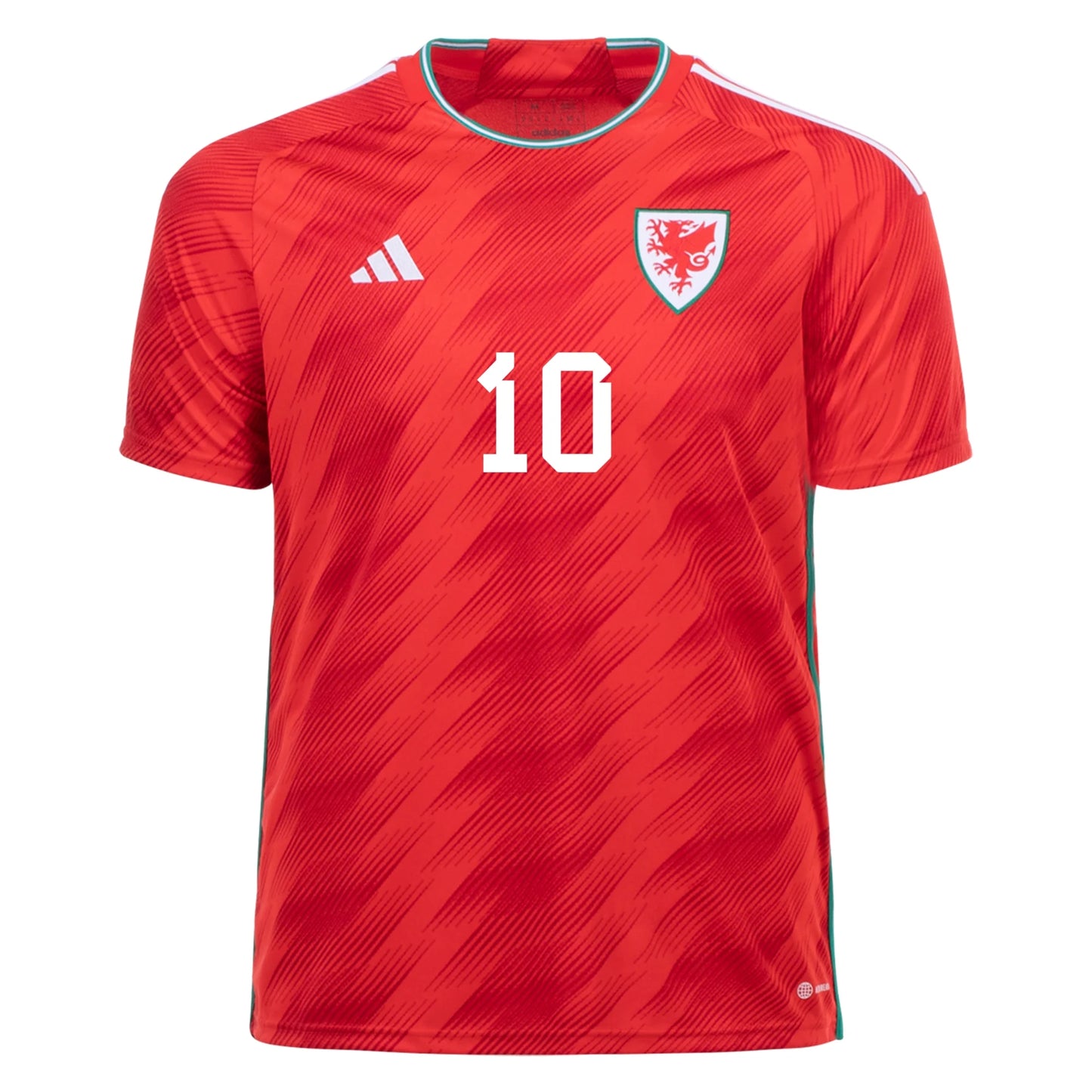 Ramsey #10 Wales Home Soccer Jersey 2022/23