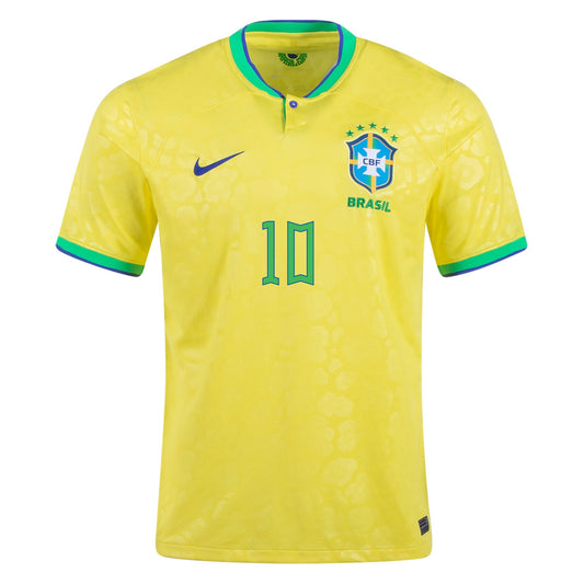 Pele #10 Brazil Home Soccer Jersey 2022/23