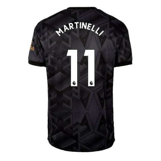 Martinelli #11 Arsenal Away Soccer Jersey 22/2023