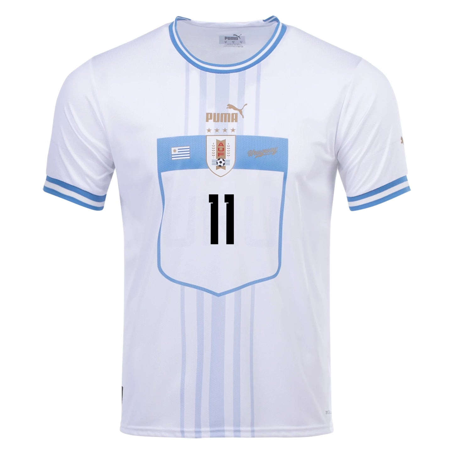 Nunez #11 Uruguay Away  Soccer Jersey 2022/23