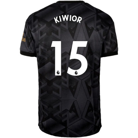 Kiwior #15 Arsenal Away Soccer Jersey 22/2023