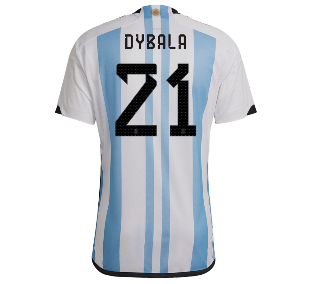 Dybala #21 Argentina Home Soccer Jersey 2022/23