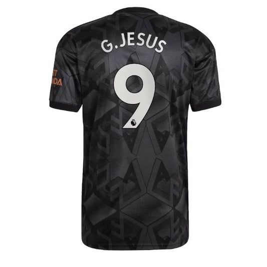 G Jesus #9 Arsenal Away Soccer Jersey 22/2023