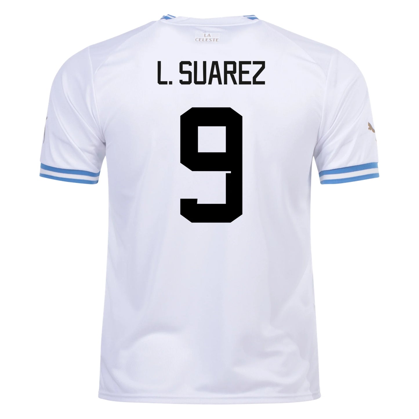 Suarez #9 Uruguay Away Soccer Jersey 2022/23