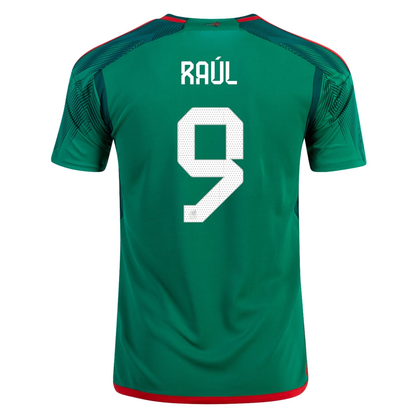 Raul #9 Mexico Home Soccer Jersey 2022/23