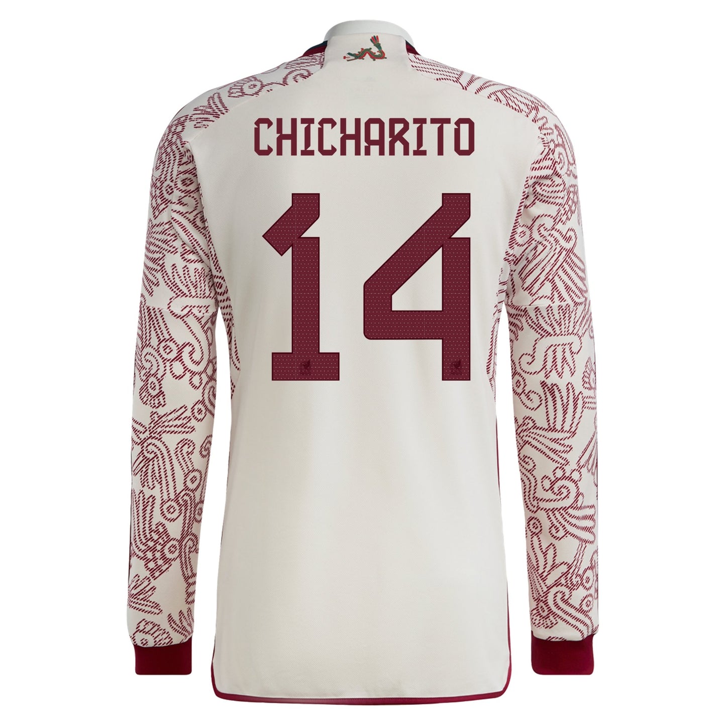 Chicharito #14 Mexico Away Long Soccer Jersey 2022/23